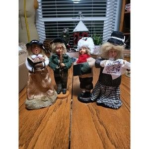 4 Vintage Pickwick Carolers Group Lot Of 4 Ashley Cooper